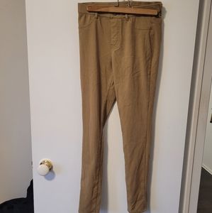 Uniqlo tan heattech pants